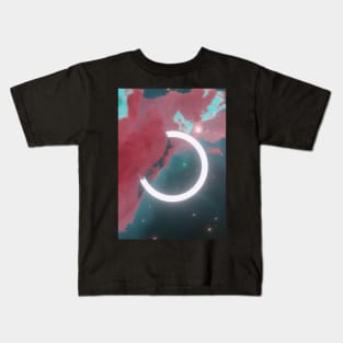 PlayStation Nebula Art - Circle Kids T-Shirt